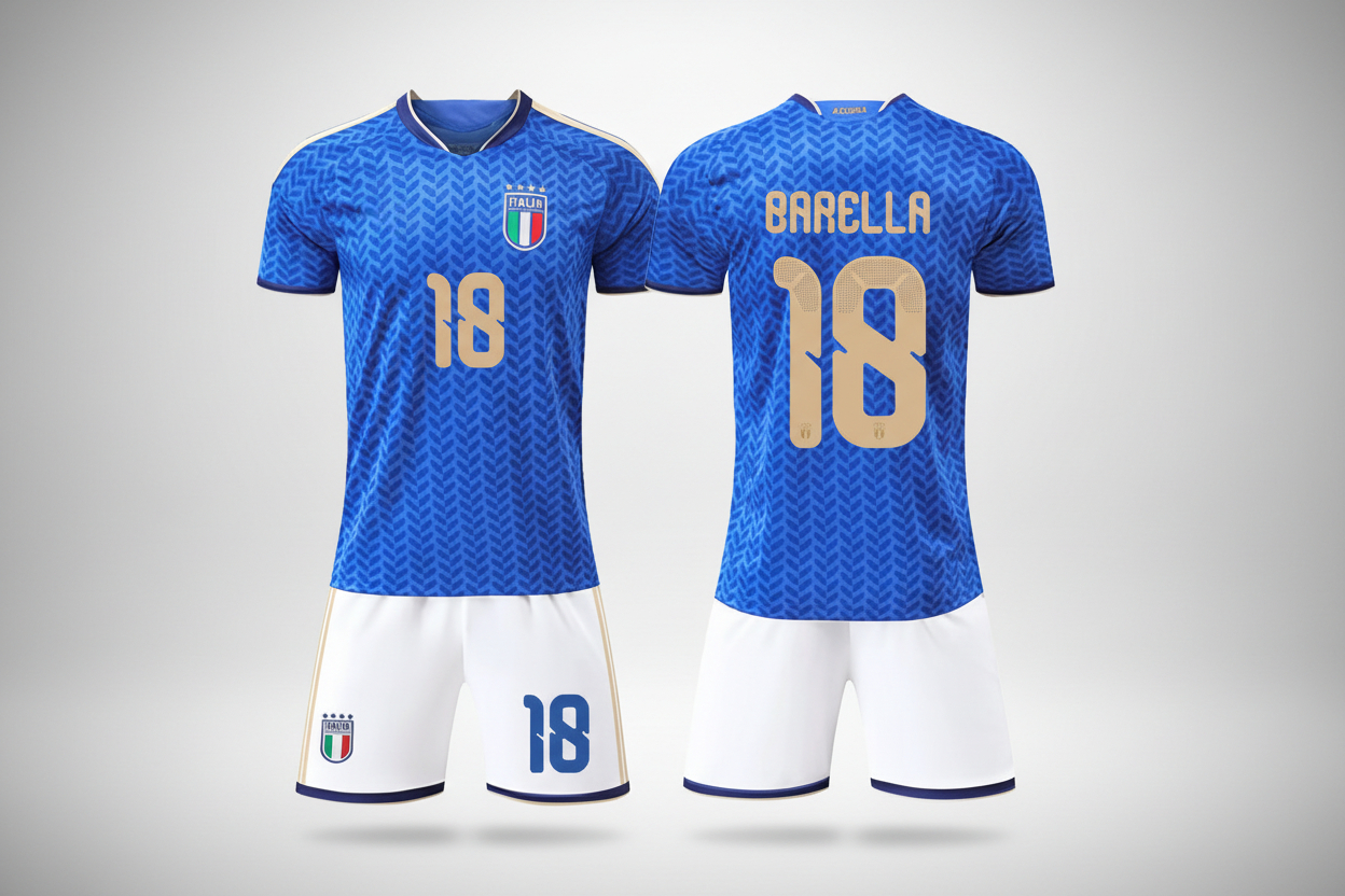 2026 World Cup Italy Custom Jersey