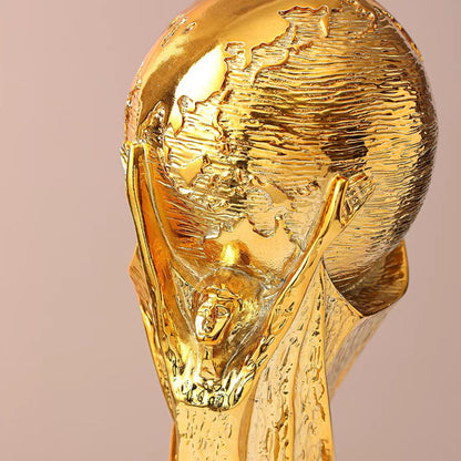 World Cup Football Hercules Cup 2022 Qatar Trophy Fan Bar Lottery Station Ornament Bar Decoration
