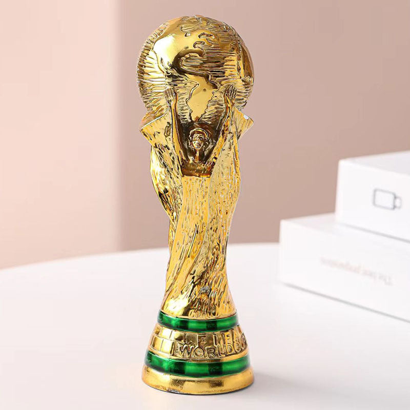 World Cup Football Hercules Cup 2022 Qatar Trophy Fan Bar Lottery Station Ornament Bar Decoration