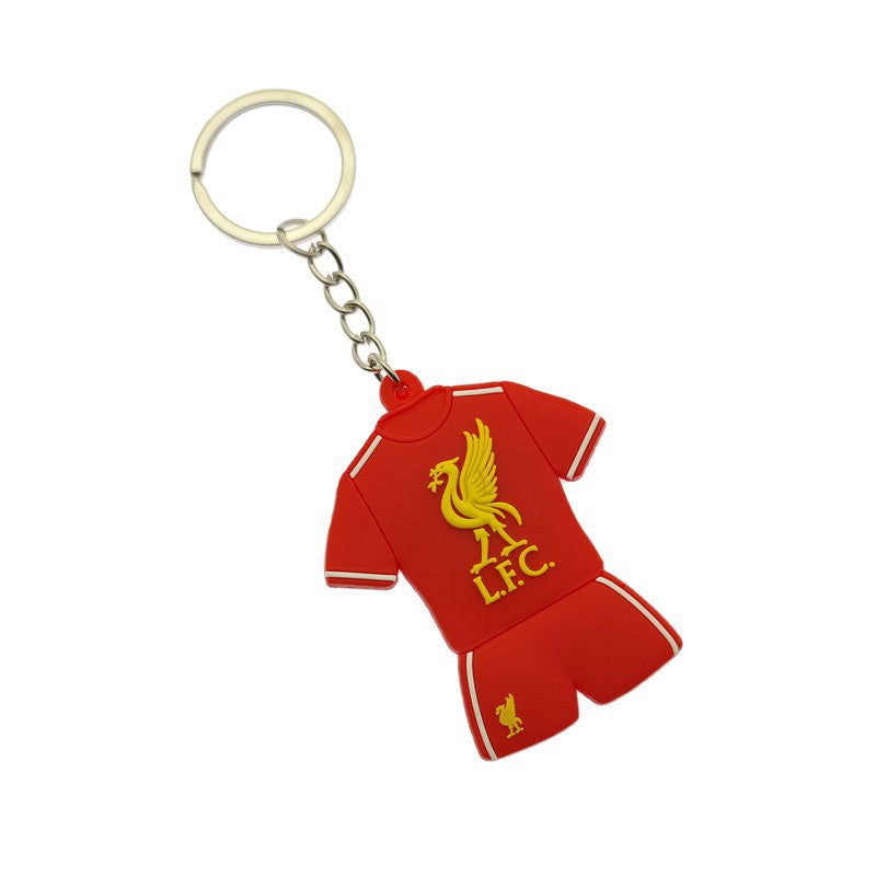World Cup Spain France Germany Portugal Netherlands Italy Team PVC Jersey Keychain