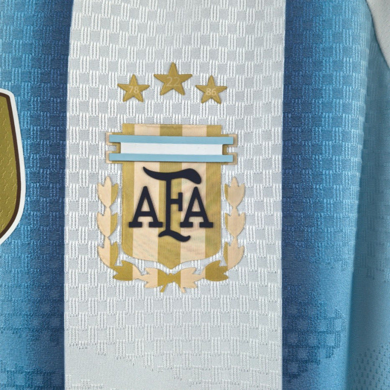 2026 World Cup Argentina Home Jersey 10 Messi No. 11 Di Maria Lautaro Player Version Football Uniform