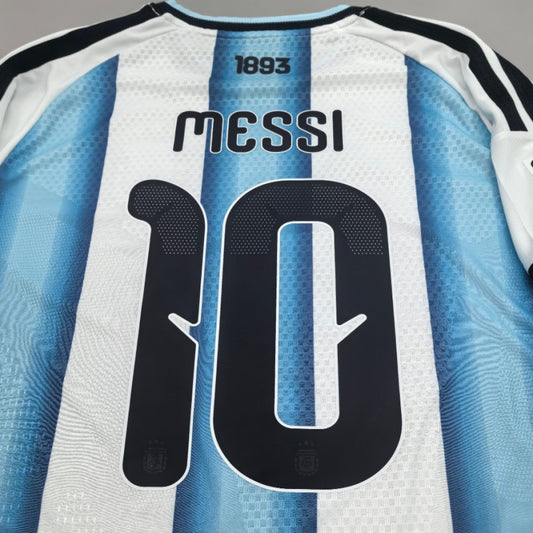2026 World Cup Argentina Home Jersey 10 Messi No. 11 Di Maria Lautaro Player Version Football Uniform