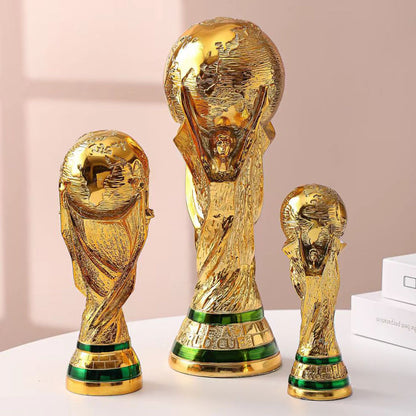 World Cup Football Hercules Cup 2022 Qatar Trophy Fan Bar Lottery Station Ornament Bar Decoration