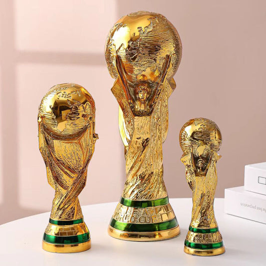 World Cup Football Hercules Cup 2022 Qatar Trophy Fan Bar Lottery Station Ornament Bar Decoration