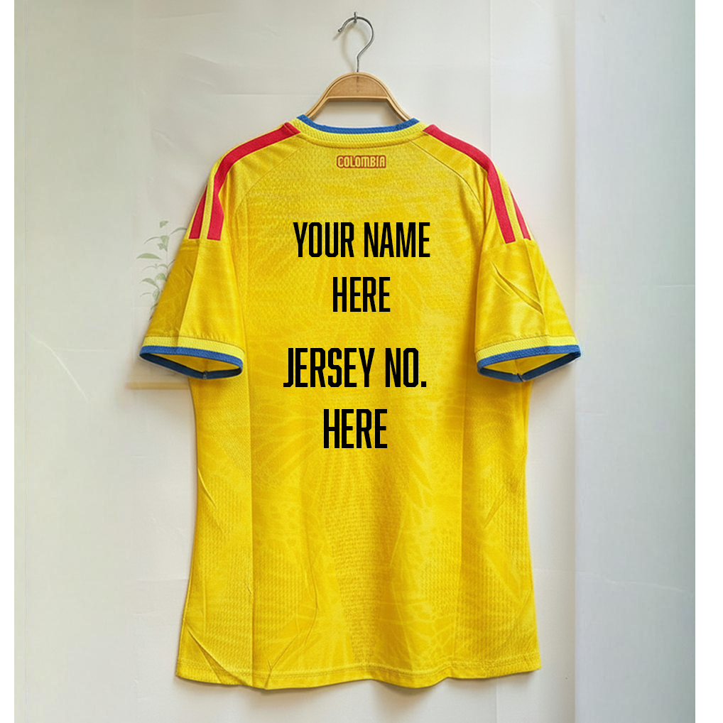 2026 World Cup Colombia Custom Football Uniform